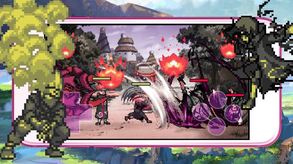 3vs3 naruto game(Ninja Farewell)