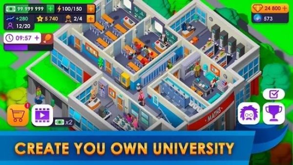 建立大学校园(University Empire Idle Tycoon)