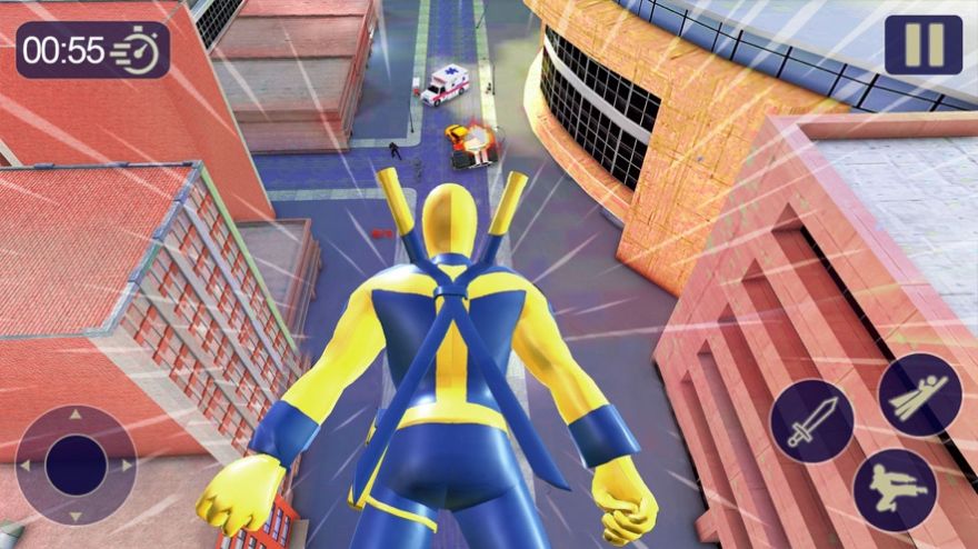 暴徒城市斗争(Spider Hero Rope Fight Amazing B)