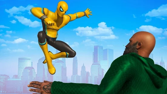 黑帮开放世界城(Miami Rope Hero Spider Gangster)