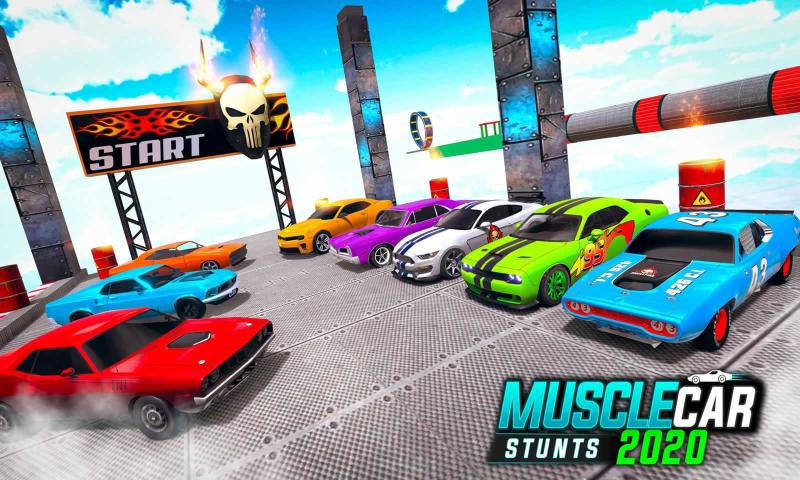 肌肉车特技表演(Muscle Car Stunts 2020)