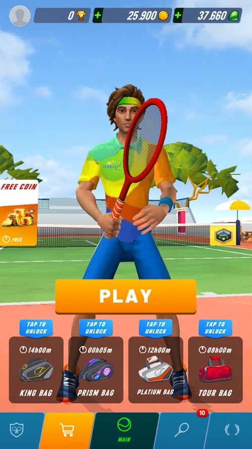 網(wǎng)球碰撞3D(Tennis Clash 3D)