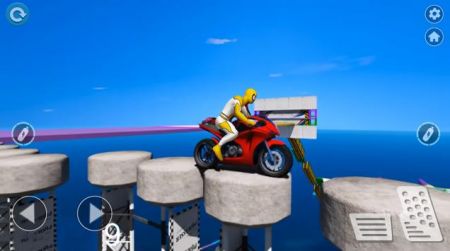 自行車特技超級英雄競賽3D(Superhero gt Stunt Biker Race)