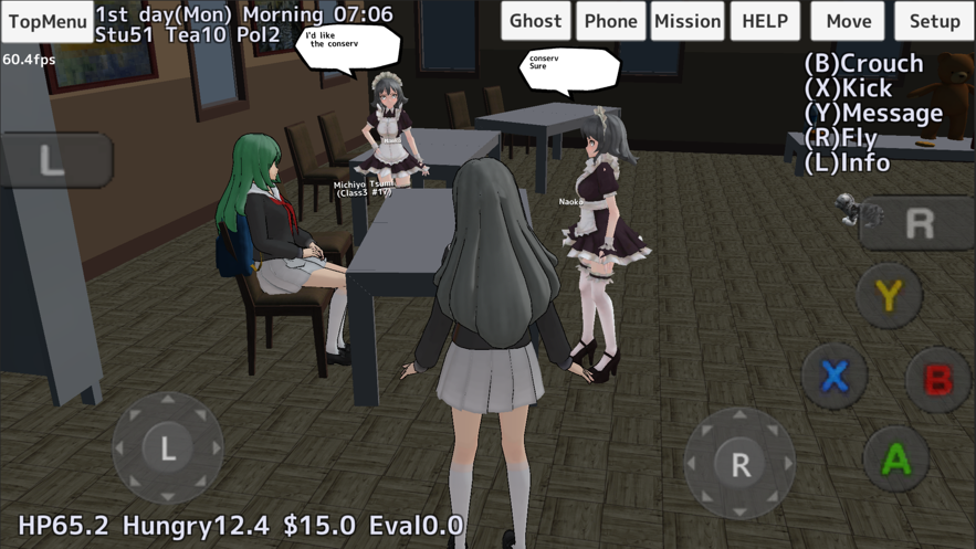 校园女生模拟器mod版最新衣服版(SchoolGirls Simulator)