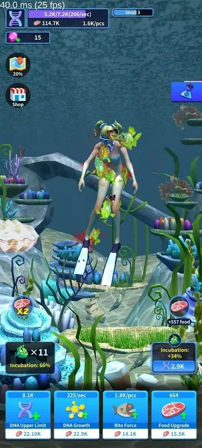 空闲食人鱼(Idle Piranha)