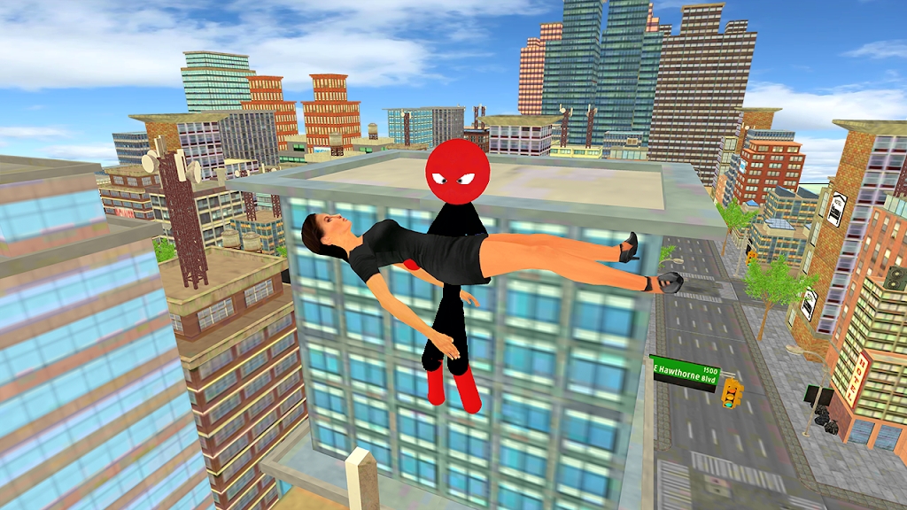 蜘蛛火柴人城市战斗3D(Spider Stickman)
