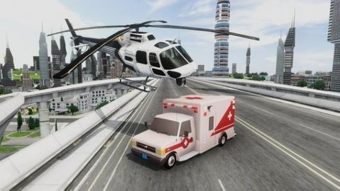 直升机救援挑战(Flying Car Ambulance)