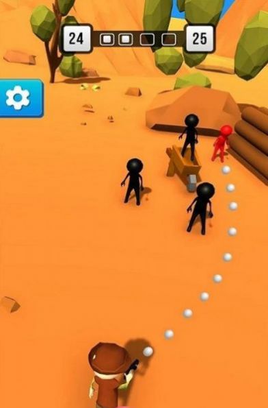 弧线弹道术(Swing Bullet Shooting Games)