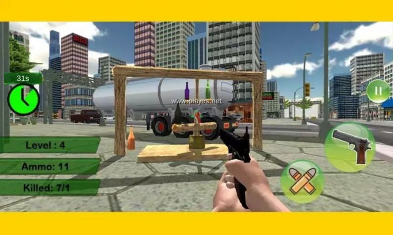 瞄准瓶子射击(Aim Bottle Shoot)