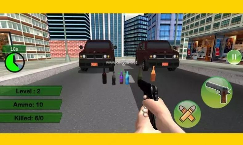 瞄准瓶子射击(Aim Bottle Shoot)