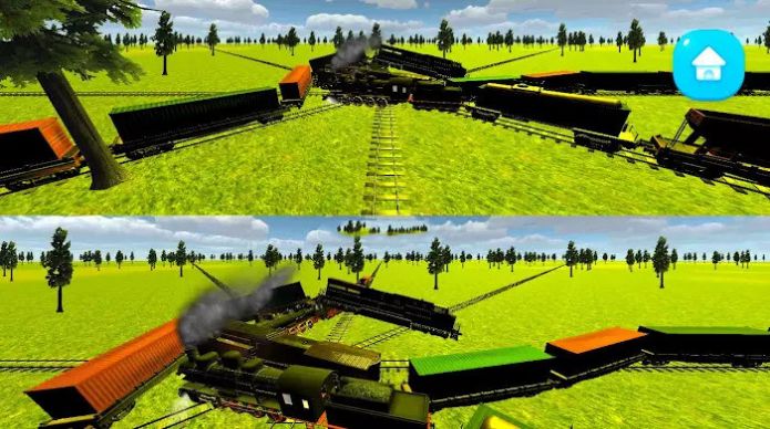 火车碰撞铁路模拟(Crash of Trains Railroad Sim)