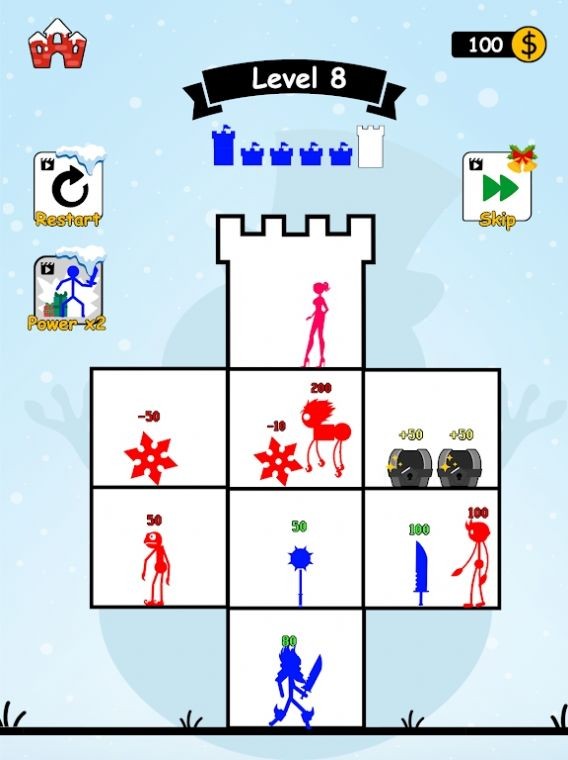 怪物塔斗杆英雄战争(Monster Tower: Stick Hero War)