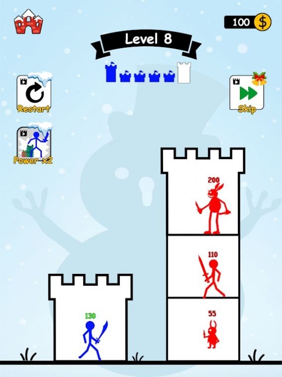 怪物塔斗杆英雄战争(Monster Tower: Stick Hero War)