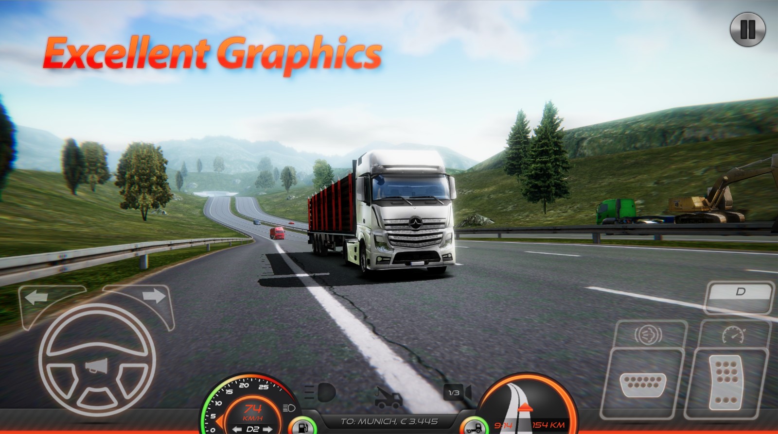 歐洲卡車(chē)模擬器2最新版(Truck Simulator : Europe 2)