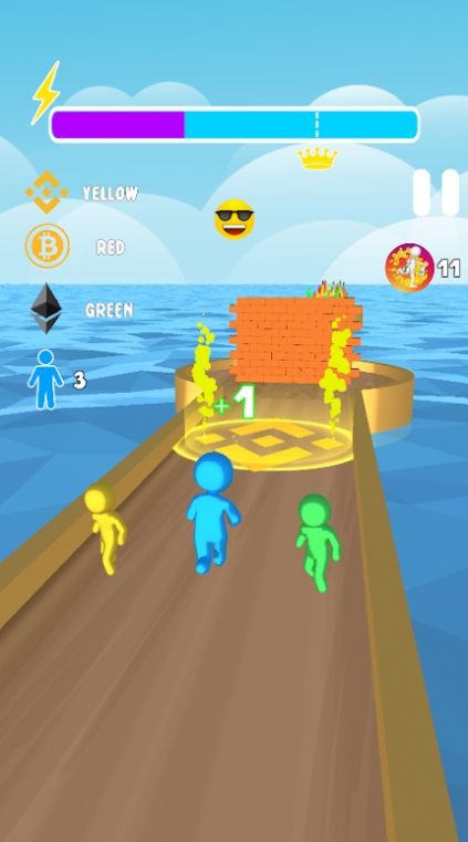 橡皮人接力跑(Crypto Rush)