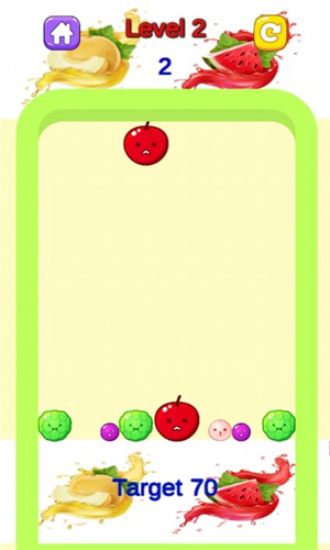 水果掉落合并(Fruit Drop Merge)