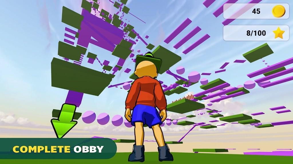 跑酷跳跃极限运动(Parkour Jumping: Extreme Obby)