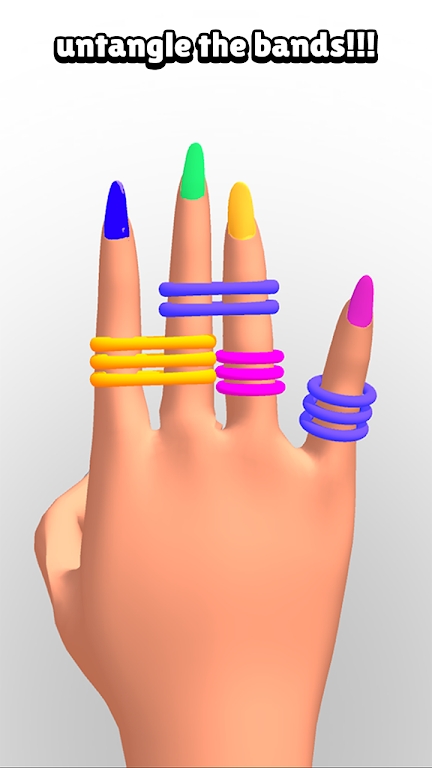 彩色橡皮筋分类(Rubber Band Sort)