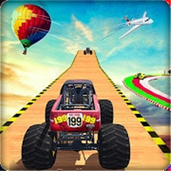 怪物卡车斜坡特技(Ramp car stunts: Race & Drive)