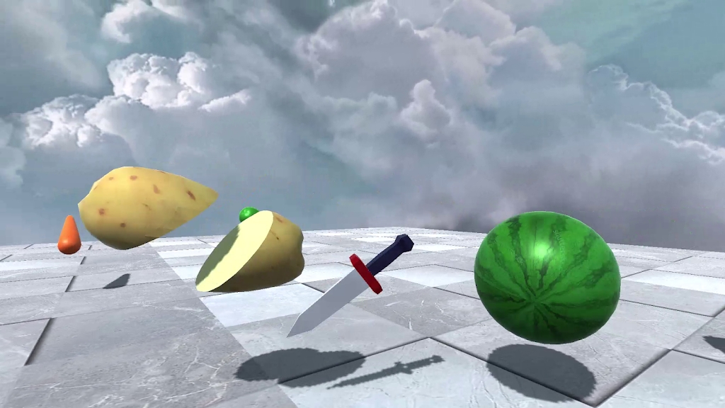 用刀切可食用的食物(Slime Sweep)