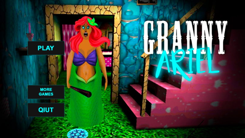 美人鱼奶奶(Scary Granny Ariel - Horror Game)