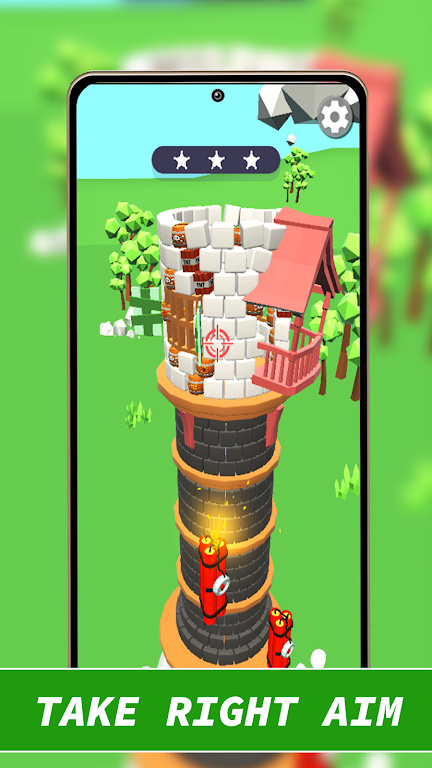 炮塔拆除游戲(Cannon Tower Demolition Game)