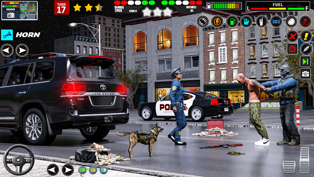 警車完美停止追逐考驗(Police Car Chase Game 3D Sim)