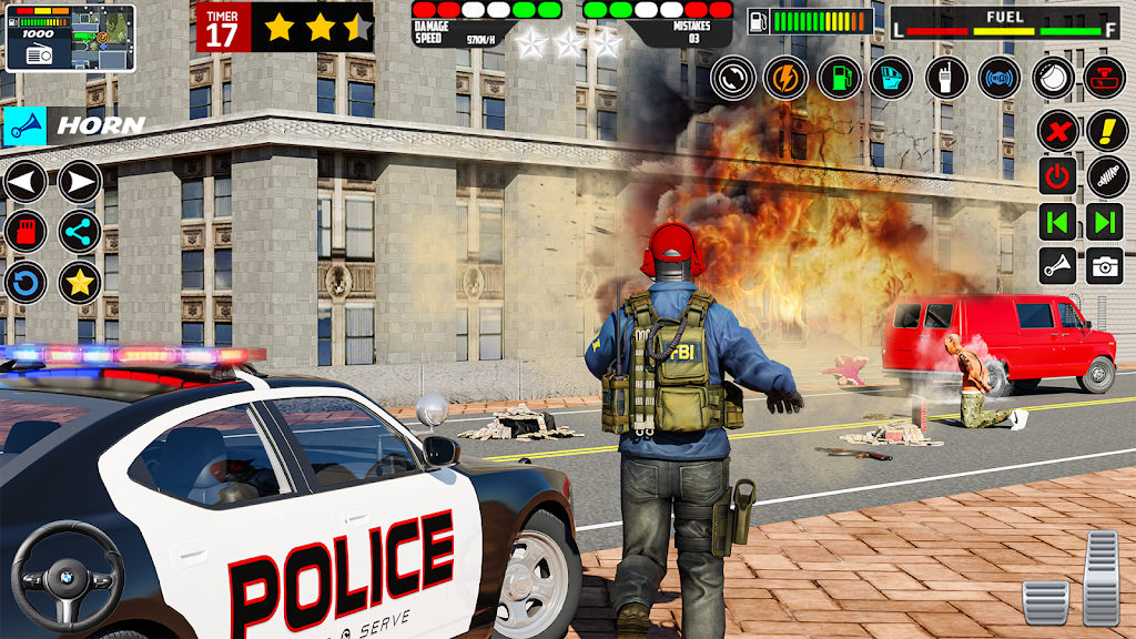 警車完美停止追逐考驗(Police Car Chase Game 3D Sim)