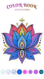 按数字空白涂色(Coloring Games: Paint by Number)