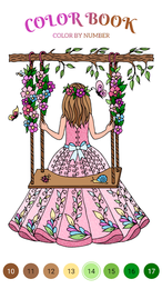 按数字空白涂色(Coloring Games: Paint by Number)