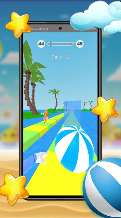 笑脸球滚动冲刺(PACBall)