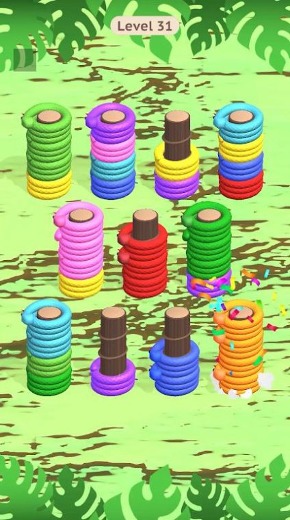 蛇蛇排序谜题(Snake Sort Puzzle)