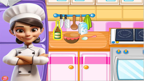 女孩烹饪蛋糕彩虹(game girls cooking cake rainbow)
