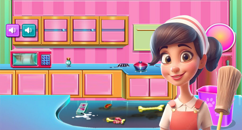 女孩全屋清洁(game girls full house cleaning)