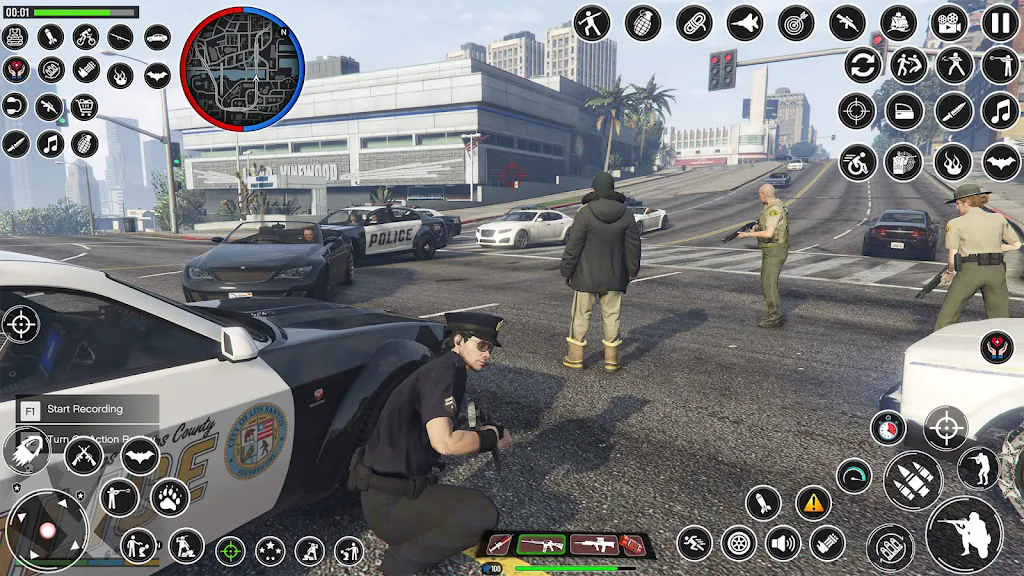 警察驾驶城市追逐(Police Car - Police Chase Game)