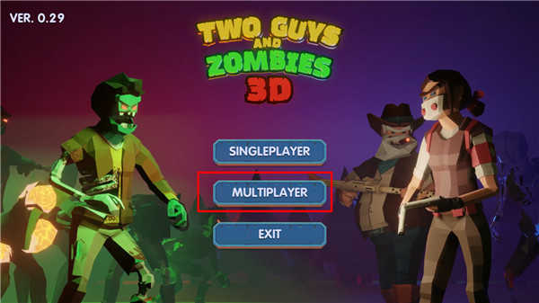 双人僵尸生存最新版(Two Guys And Zombies 3D)