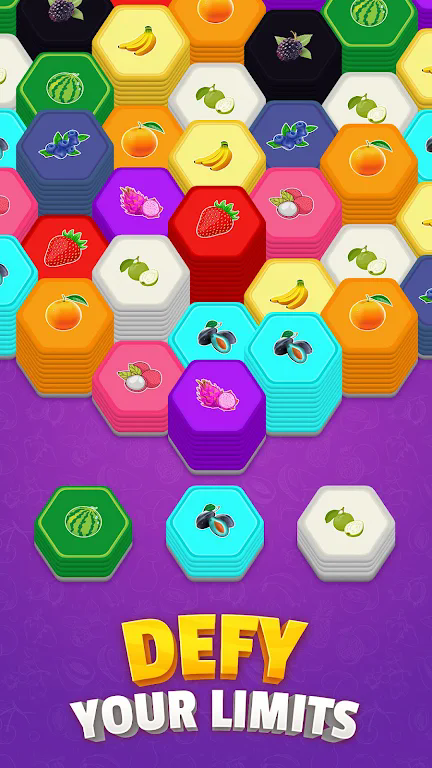 水果六边形分类(Fruits Hexa:Sorting puzzle)