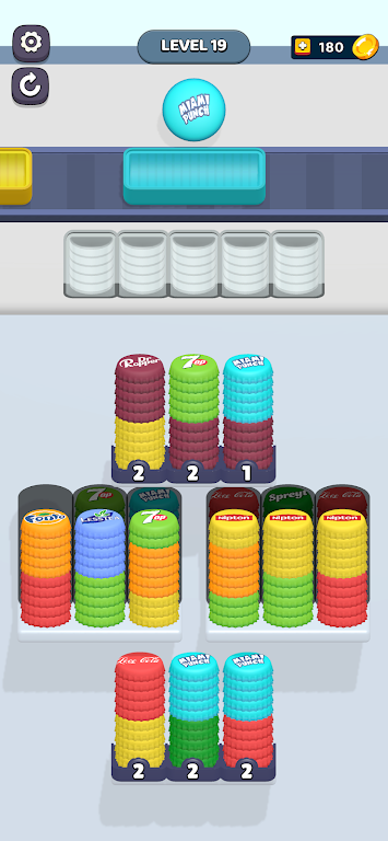 彩色瓶盖分类(cap jam)