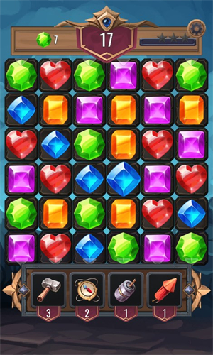 钻石地牢比赛3(Diamond Dungeon - Match 3 Games)