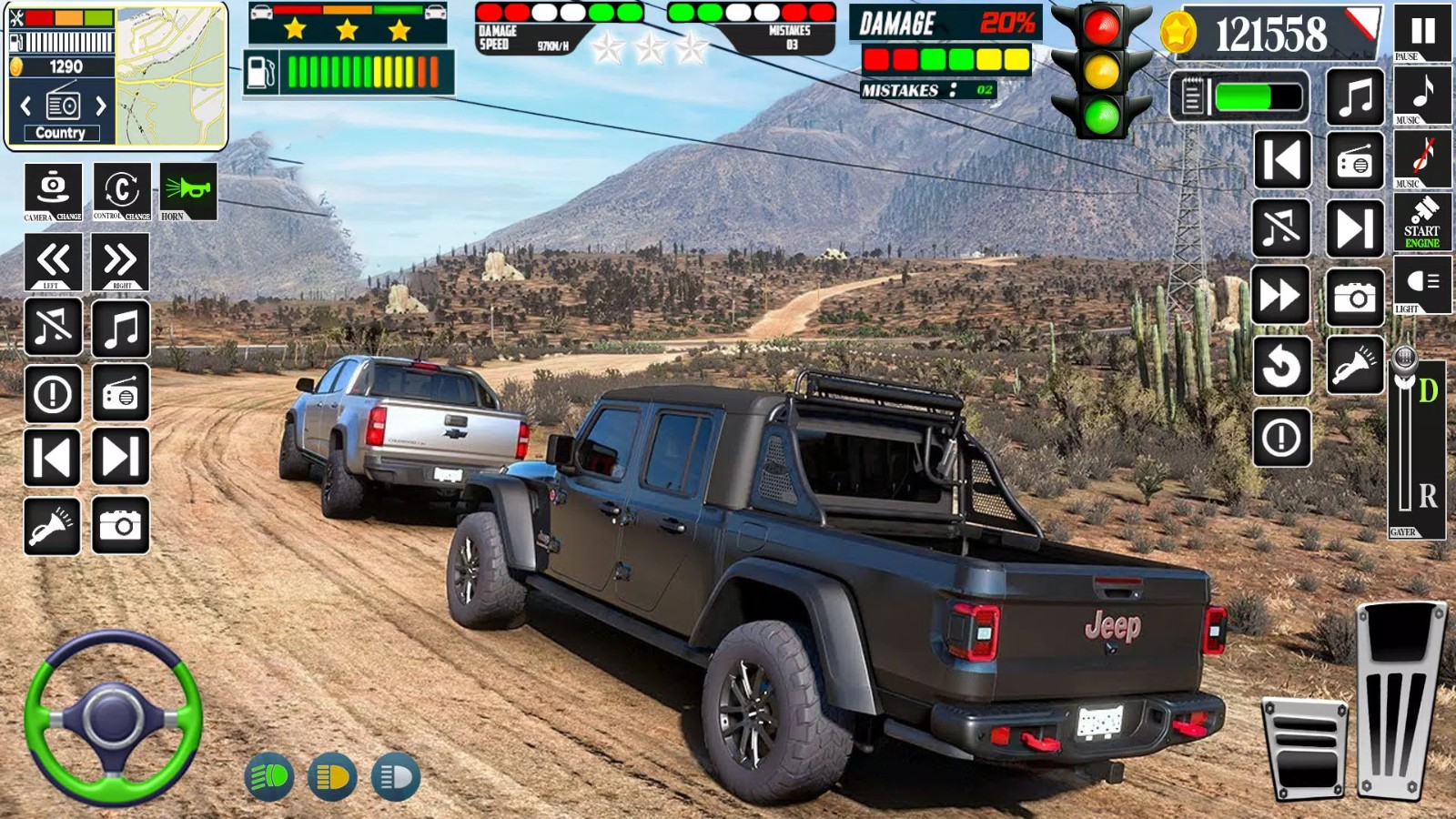 4x4吉普车驾驶3D(Jeep Game 4x4 Jeep Driving 3D)