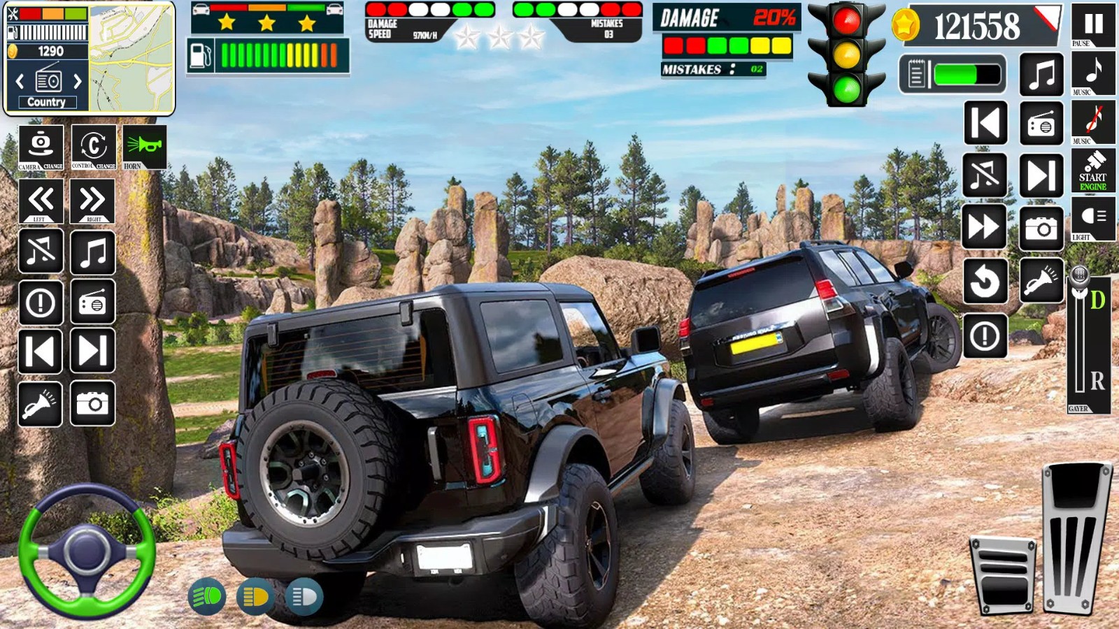 4x4吉普车驾驶3D(Jeep Game 4x4 Jeep Driving 3D)