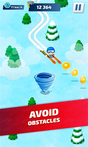 滑雪道冬季比赛(Ski Run Winter race)