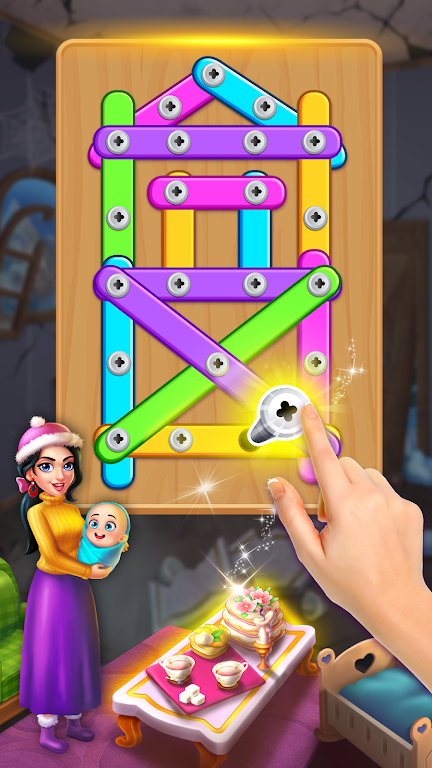 彩色螺丝救援拼图(Color Screw)