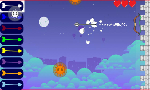 用箭头射击病毒(Shooting Viruses)